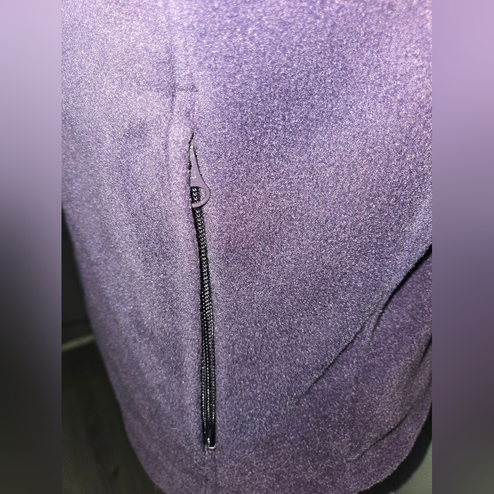 Columbia Women's Purple Fleece Vest - Picture 3 of 10